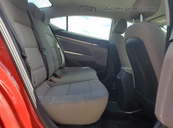 5NPD84LF1LH513184 2020 HYUNDAI ELANTRA Красный Вид задних сидений