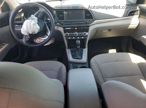 5NPD84LF1LH521933 2020 HYUNDAI ELANTRA Gray Вид панелі приладів