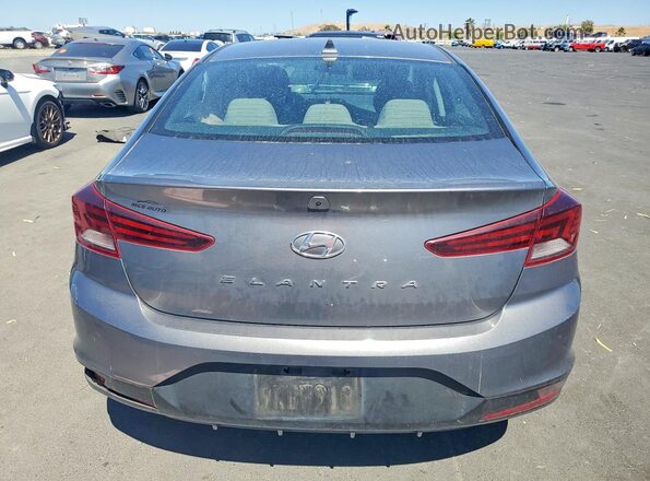 5NPD84LF1LH521933 2020 HYUNDAI ELANTRA Gray Вид ззаду
