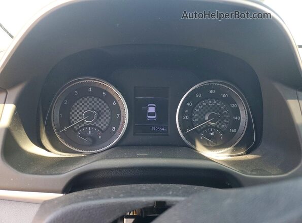 5NPD84LF1LH521933 2020 HYUNDAI ELANTRA Gray Вид щитка приладів