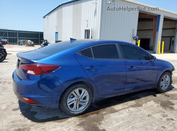 5NPD84LF1LH538814 2020 HYUNDAI ELANTRA Blue Задня права чверть