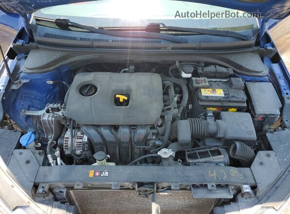 5NPD84LF1LH538814 2020 HYUNDAI ELANTRA Blue Вид задньої частини салону