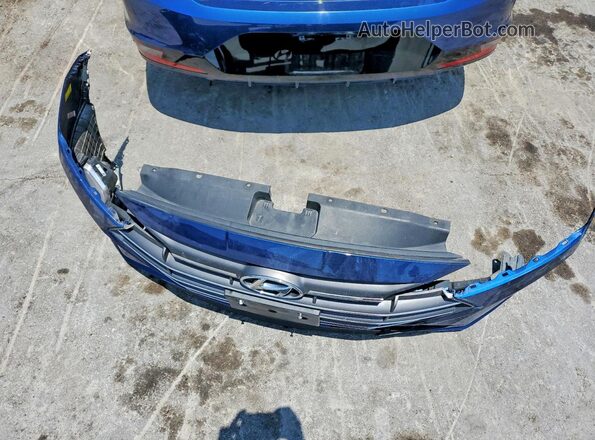 5NPD84LF1LH538814 2020 HYUNDAI ELANTRA Blue Вид підкапотного простору
