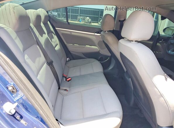 5NPD84LF1LH538814 2020 HYUNDAI ELANTRA Blue Вид задніх сидінь