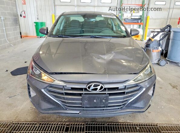 5NPD84LF1LH540062 2020 HYUNDAI ELANTRA Gray წინა ხედი