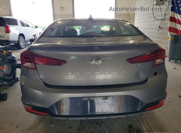 5NPD84LF1LH540062 2020 HYUNDAI ELANTRA Gray უკანა ხედი
