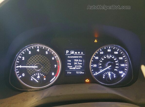 5NPD84LF1LH540062 2020 HYUNDAI ELANTRA Gray ხელსაწყოთა პანელის ხედი