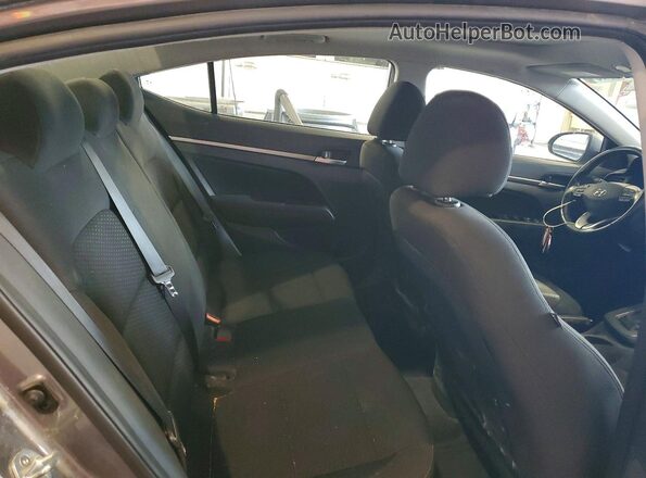 5NPD84LF1LH540062 2020 HYUNDAI ELANTRA Gray უკანა სავარძლების ხედი
