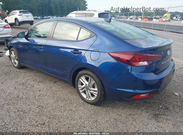 5NPD84LF1LH548842 2020 HYUNDAI ELANTRA Blue Задня ліва чверть
