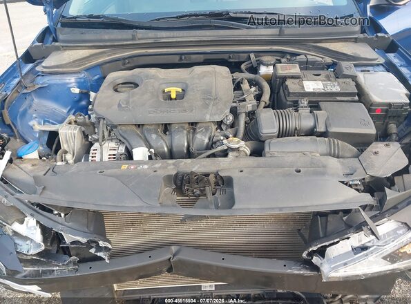 5NPD84LF1LH548842 2020 HYUNDAI ELANTRA Blue Вид ззаду