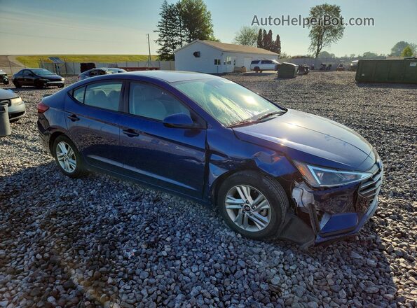 5NPD84LF1LH550669 2020 HYUNDAI ELANTRA Blue Przód prawy