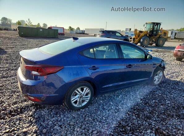 5NPD84LF1LH550669 2020 HYUNDAI ELANTRA Blue Tył prawy