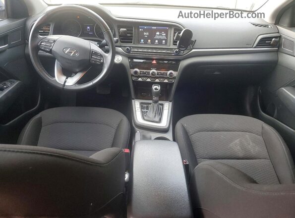 5NPD84LF1LH552843 2020 HYUNDAI ELANTRA Silver Вид панелі приладів