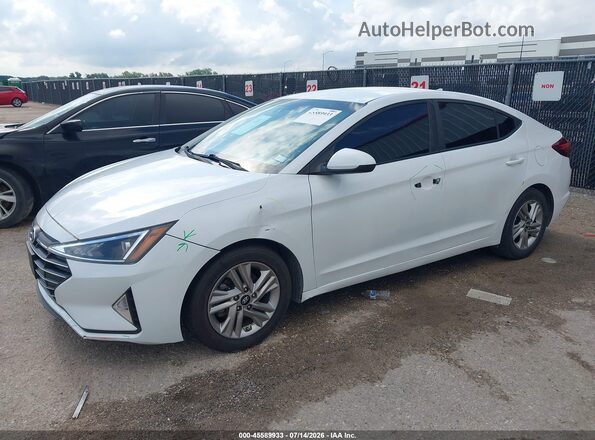 5NPD84LF1LH560439 2020 HYUNDAI ELANTRA Белый Передняя левая четверть