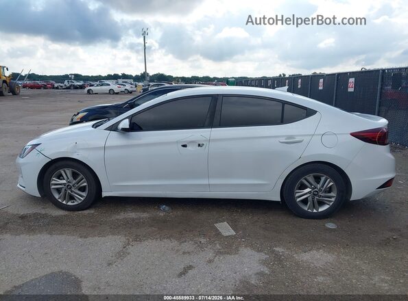 5NPD84LF1LH560439 2020 HYUNDAI ELANTRA Белый Вид задней части салона