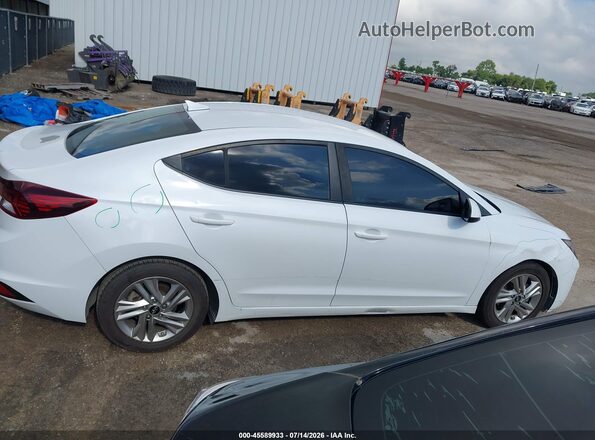 5NPD84LF1LH560439 2020 HYUNDAI ELANTRA Белый Вид щитка приборов