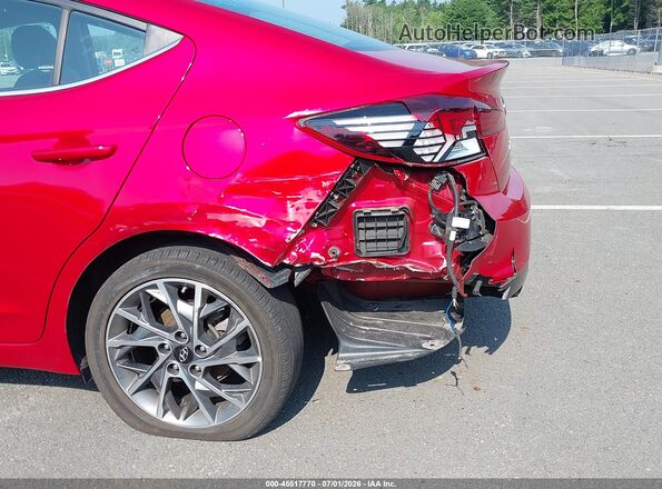 5NPD84LF1LH576883 2020 HYUNDAI ELANTRA Red Front view