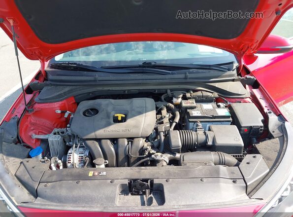 5NPD84LF1LH576883 2020 HYUNDAI ELANTRA Red Rear view