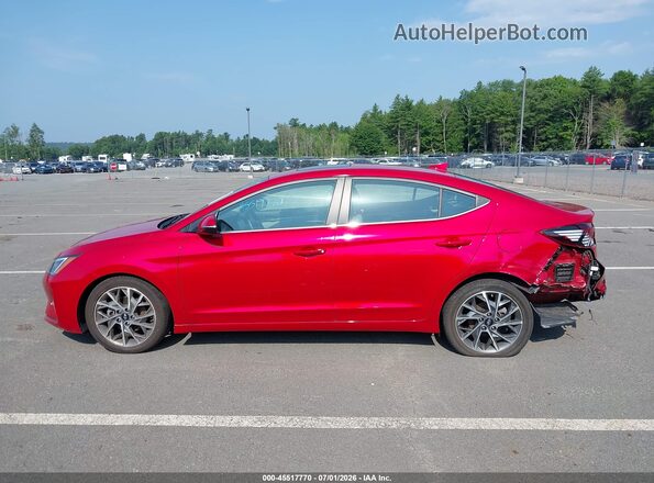 5NPD84LF1LH576883 2020 HYUNDAI ELANTRA Red 360 interior view
