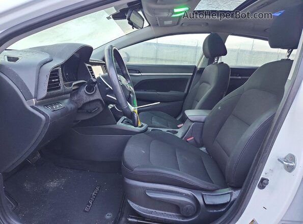 5NPD84LF1LH577080 2020 HYUNDAI ELANTRA White Vista interior delantera