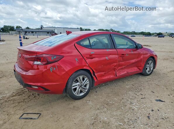 5NPD84LF1LH596986 2020 HYUNDAI ELANTRA Red Trasero derecho