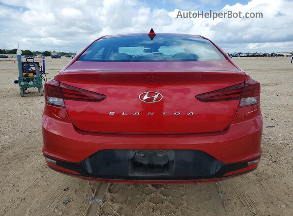 5NPD84LF1LH596986 2020 HYUNDAI ELANTRA Red Vista trasera