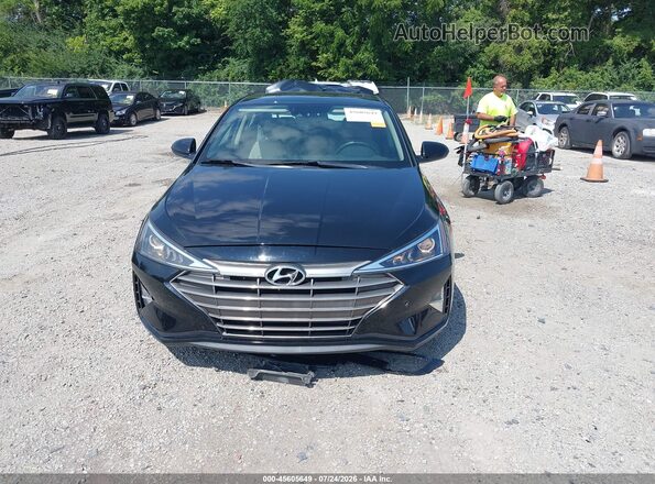 5NPD84LF1LH618520 2020 HYUNDAI ELANTRA Black Rear interior view