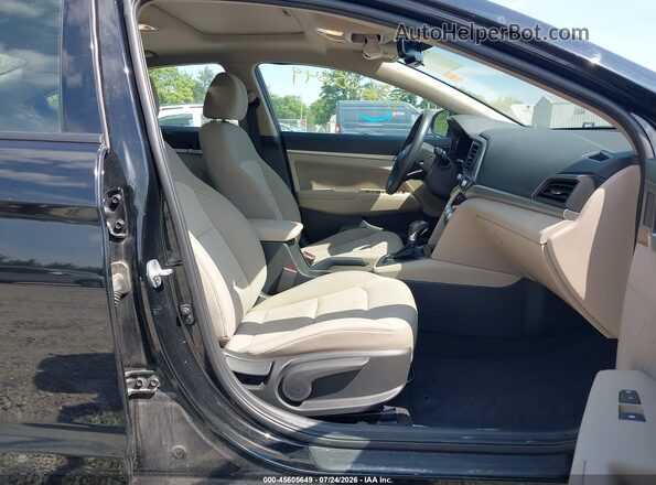 5NPD84LF1LH618520 2020 HYUNDAI ELANTRA Black Front interior view
