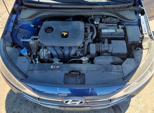 5NPD84LF1LH620557 2020 HYUNDAI ELANTRA Blue Սալոնի հետևի տեսք