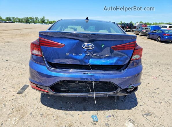 5NPD84LF1LH620557 2020 HYUNDAI ELANTRA Blue Հետևի տեսք