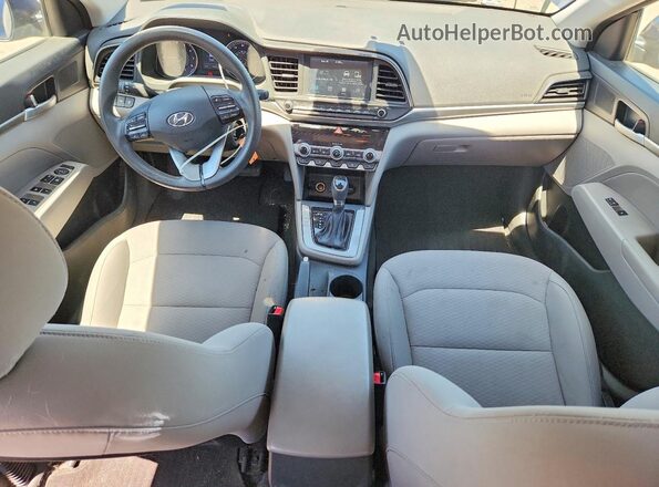 5NPD84LF1LH620557 2020 HYUNDAI ELANTRA Blue Առջևի վահանակի տեսք