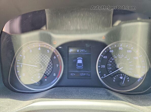 5NPD84LF1LH620557 2020 HYUNDAI ELANTRA Blue Սարքավորումների վահանակի տեսք