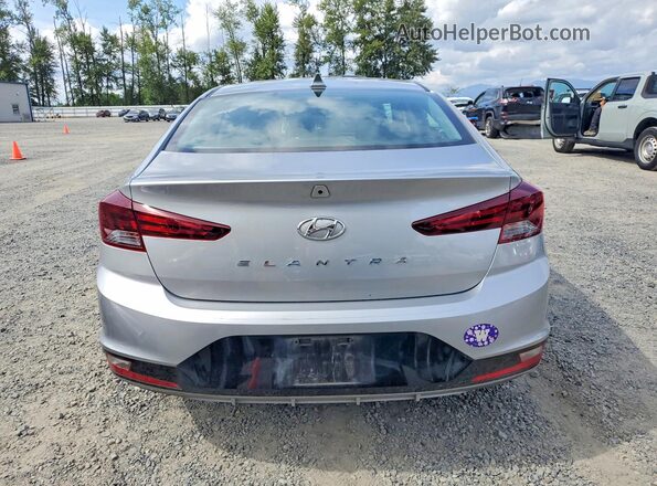 5NPD84LF1LH624849 2020 HYUNDAI ELANTRA Серебряный Вид сзади