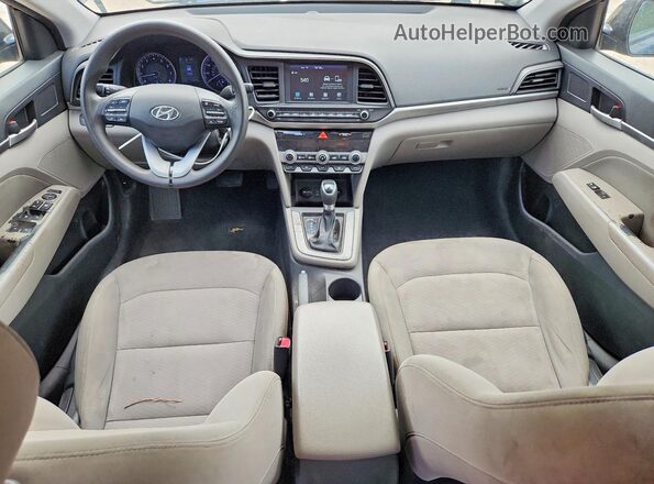 5NPD84LF1LH628660 2020 HYUNDAI ELANTRA Черный Вид панели приборов