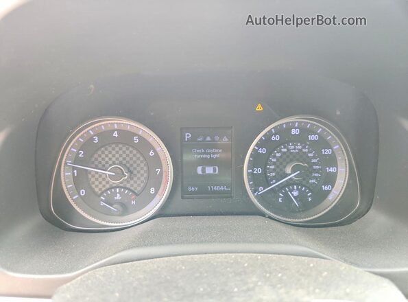 5NPD84LF1LH628660 2020 HYUNDAI ELANTRA Черный Вид щитка приборов