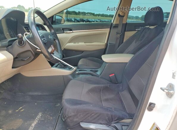 5NPD84LF1LH629369 2020 HYUNDAI ELANTRA White Սալոնի դիմացի տեսք