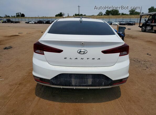5NPD84LF1LH629369 2020 HYUNDAI ELANTRA White Հետևի տեսք