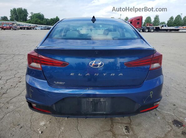 5NPD84LF1LH631946 2020 HYUNDAI ELANTRA Blue უკანა ხედი