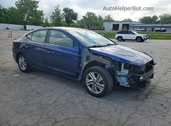 5NPD84LF1LH631946 2020 HYUNDAI ELANTRA Blue წინა მარჯვენა