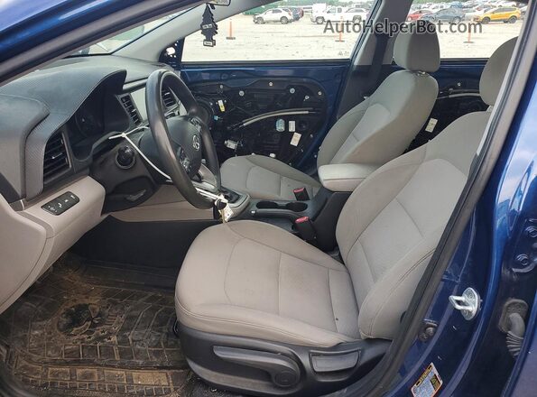 5NPD84LF1LH631946 2020 HYUNDAI ELANTRA Blue წინა სალონის ხედი
