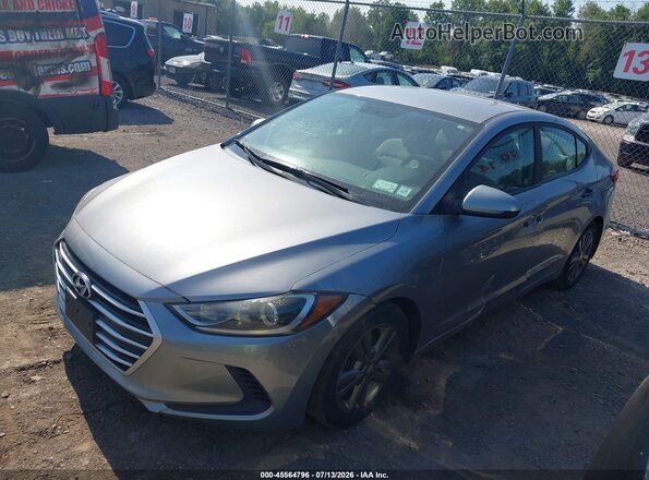 5NPD84LF2HH012523 2017 HYUNDAI ELANTRA Silver Vista tres cuartos delantera izquierda