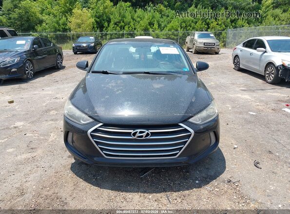 5NPD84LF2HH019231 2017 HYUNDAI ELANTRA Черный Вид щитка приборов