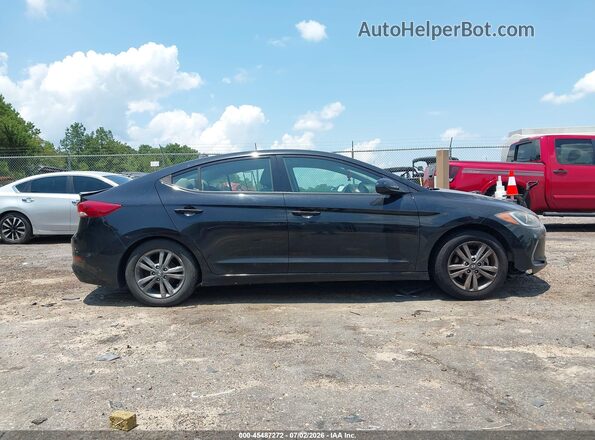 5NPD84LF2HH019231 2017 HYUNDAI ELANTRA Черный Вид задней части салона