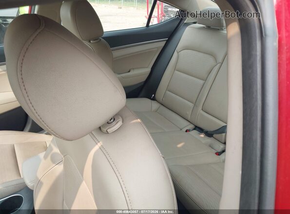 5NPD84LF2HH035333 2017 HYUNDAI ELANTRA Maroon Vista de la etiqueta del VIN