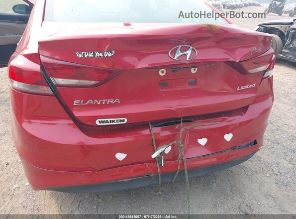5NPD84LF2HH035333 2017 HYUNDAI ELANTRA Maroon Vista frontal