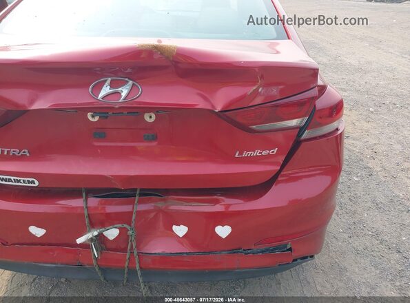 5NPD84LF2HH035333 2017 HYUNDAI ELANTRA Maroon 