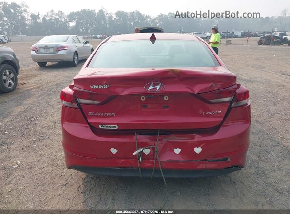 5NPD84LF2HH035333 2017 HYUNDAI ELANTRA Maroon 