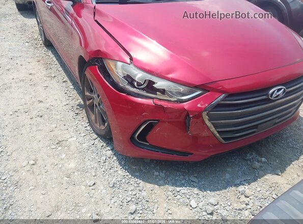 5NPD84LF2HH052438 2017 HYUNDAI ELANTRA Red Vista frontal