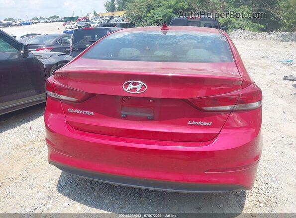 5NPD84LF2HH052438 2017 HYUNDAI ELANTRA Red 