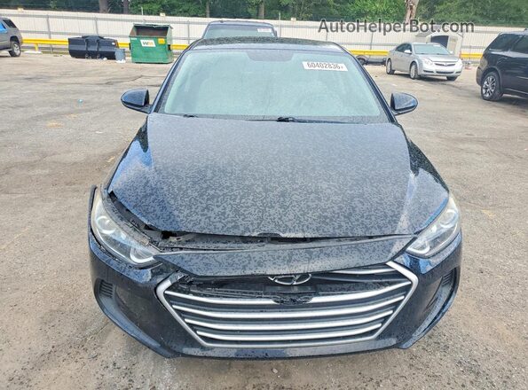 5NPD84LF2HH054920 2017 HYUNDAI ELANTRA Black Widok z przodu